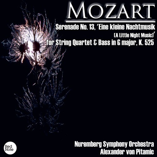 Mozart: Serenade No. 13, 'Eine kleine Nachtmusik (A Little Night Music)' for String Quartet & Bass in G major, K. 525