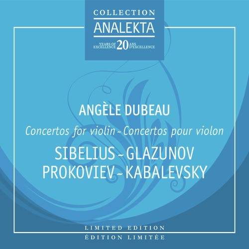 Concertos For Violin: Sibelius, Glazounov, Prokofiev, Kabalevsky, Tchaikovsky_poster_image