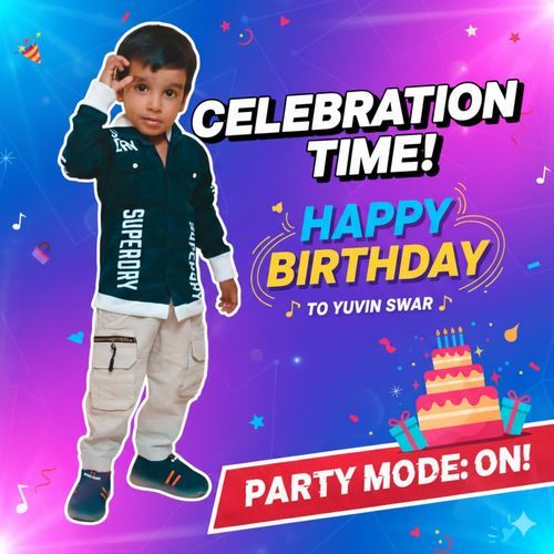 Happy Birthday To Yuvin Swar