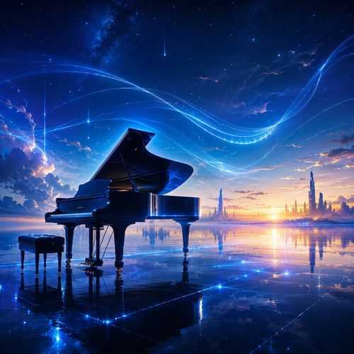 Blue Piano Dawn