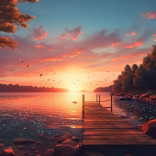 Calm Horizons: Lofi for Relaxing Moments_poster_image