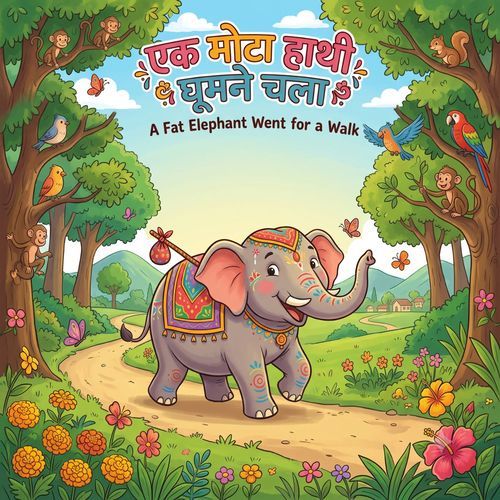 ek mota hathi ghoomne chala