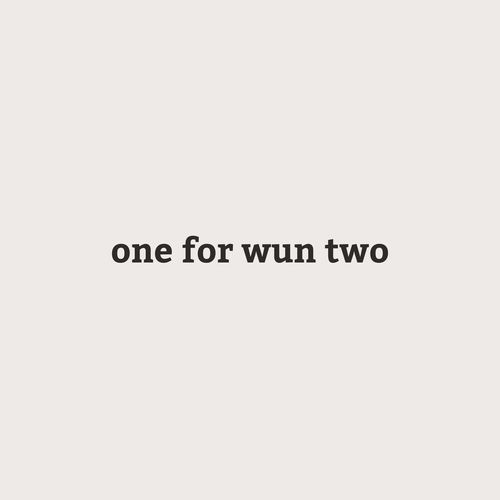 one for wun two cover art