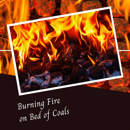 Burning Fire on Bed of Coals