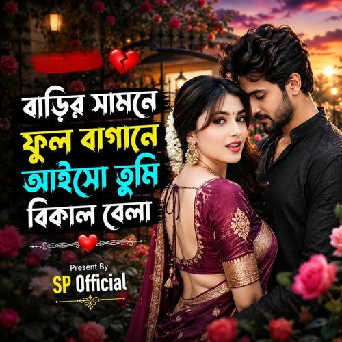 বাড়ির সামনে ফুল বাগানে আইসো তুমি বিকাল বেলা রে