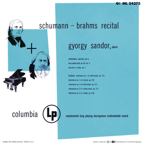 Sándor Plays Schumann &amp; Brahms (Remastered)_poster_image