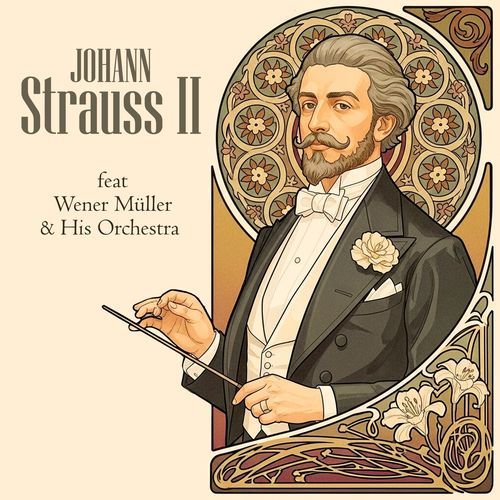 Johann Strauss II con Wener Müller y su orquesta