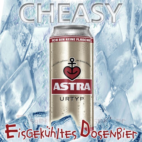 Eisgekühltes Dosenbier