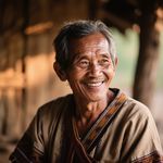 Senyum bapak simpan cerita