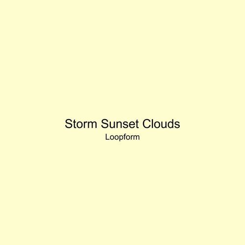 Storm Sunset Clouds