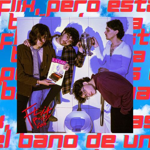 Flix, pero estás en el baño de una fiesta cover art
