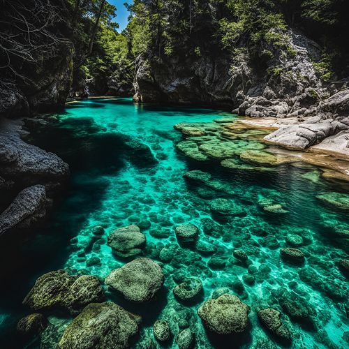 Crystal clear water