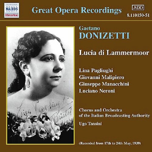 Donizetti: Lucia Di Lammermoor (Pagliughi, Malipiero) (1939)_poster_image