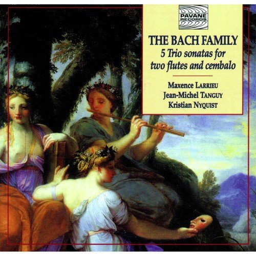 The Bach Family: 5 Trio Sonatas for Two Flutes and Cembalo