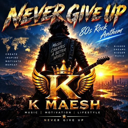 NEVER GIVE UP – 80s Rock Anthem | Motivational Song