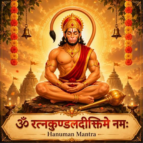 Om Ratnakundaladiptimate Namah Hanuman Mantra