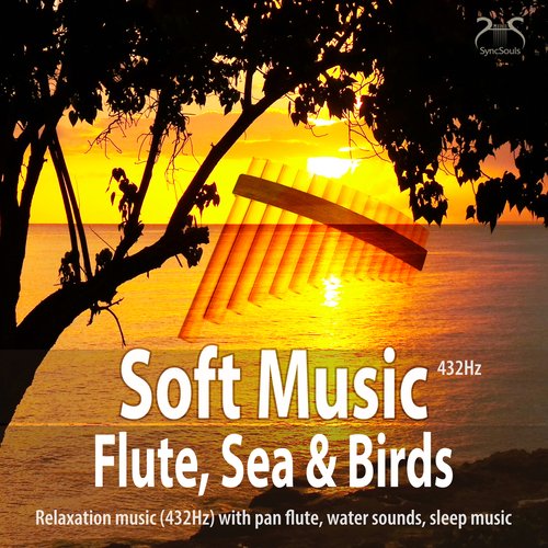 Soft Music Flute, Sea and Birds - Relaxation Music (432Hz) with Pan Flute, Water Sounds, Sleep Music._poster_image