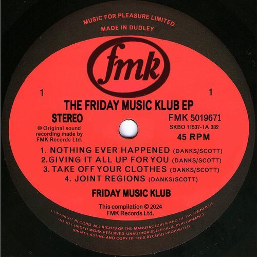 The Friday Music Club EP