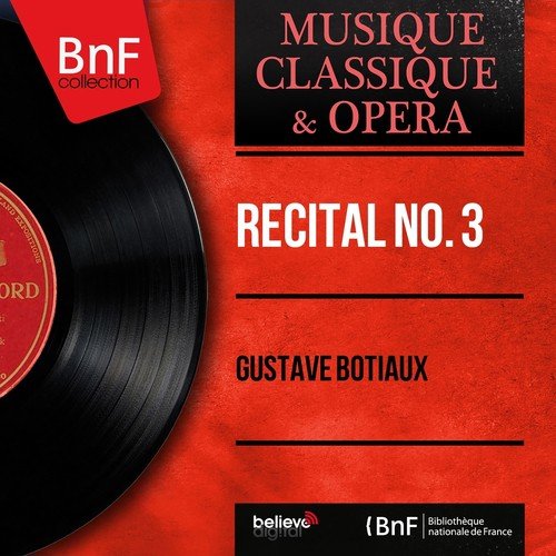 Récital no. 3 (Mono Version)