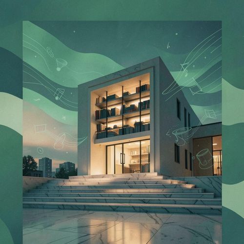 Afro House Serene Delhi Relaxing Library