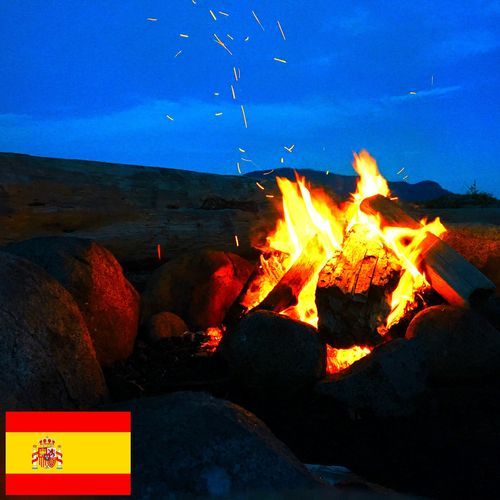 Sonido de Fogata en el Inmensidad del Desierto