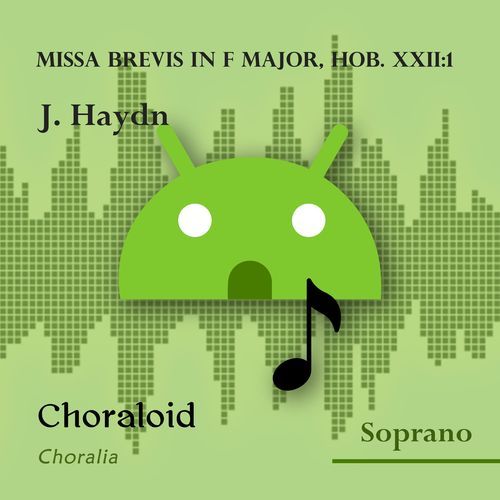 Missa brevis in F major, HOB. XXII:1: Benedictus (Soprano I - Voice with metronome) cover art