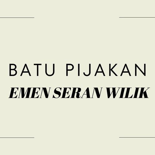 BATU PIJAKAN cover art