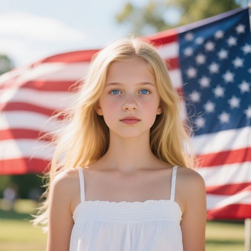 beautiful American girl