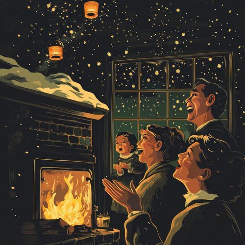 Festive Flames: Melodies & Warmth_poster_image