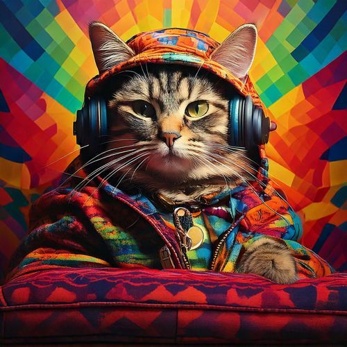 Feline Rhythms Night Chill