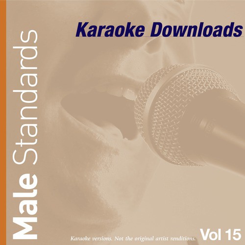 Karaoke Downloads - Male Standards Vol.15