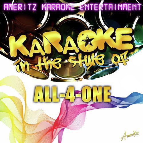Karaoke - In the Style of All-4-One - Single