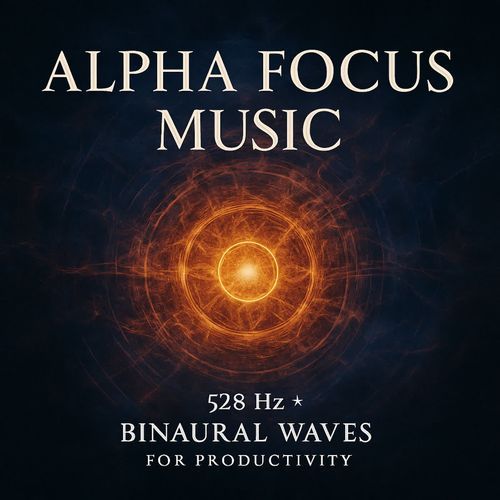 Alpha Focus Music - 528 Hz + Binaural Waves for Productivity