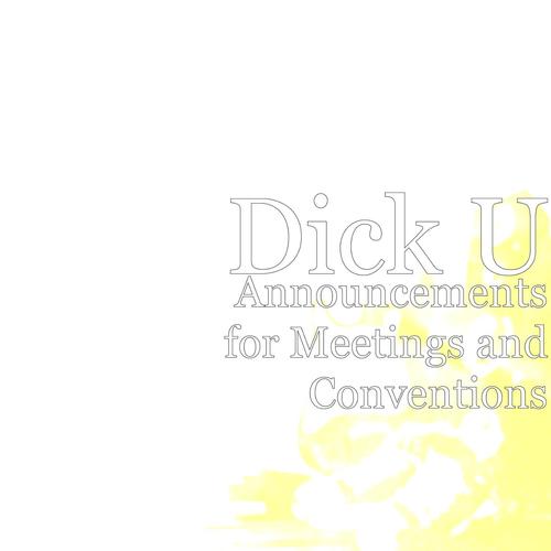Announcements for Meetings and Conventions