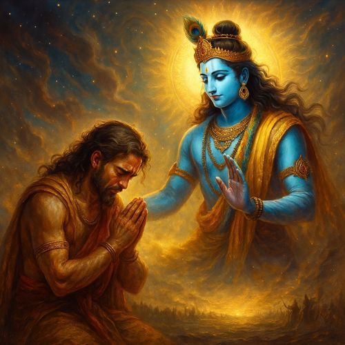 Krishna Aur Arjun Ki Seekh: Dar Se Mukti (Rap Dialogue)