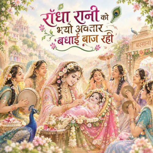 Radha Rani Ko Bhayo Avatar Badhai Baaj Rahi