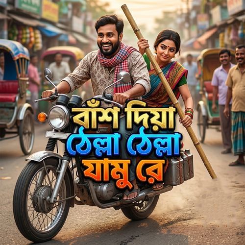 বাঁশ দিয়া ঠেল্লা ঠেল্লা যামু রে