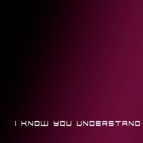 I Know You Understand