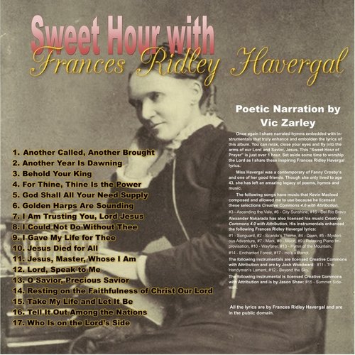 Sweet Hour with Frances Ridley Havergal