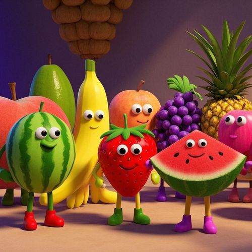 Fruits dance song cover art