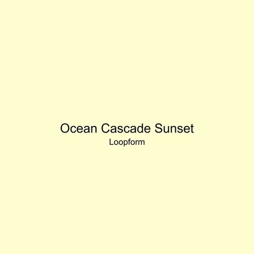 Ocean Cascade Sunset