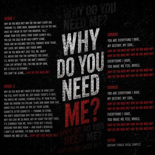 Why do you need me