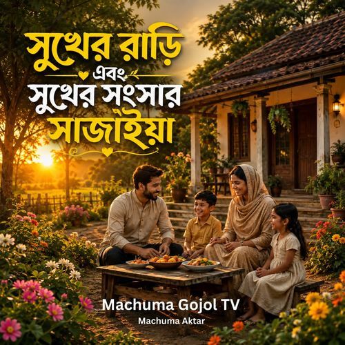 সুখের বাড়ি সুখের সংসার সাজাইয়া নবী নবী ও নবী