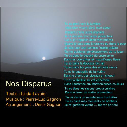 Nos Disparus cover art