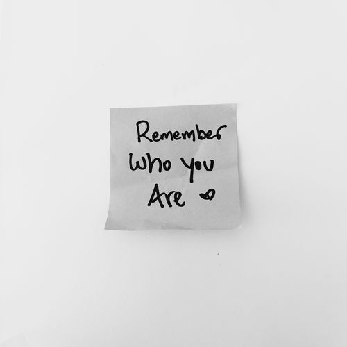Remember Who You Are