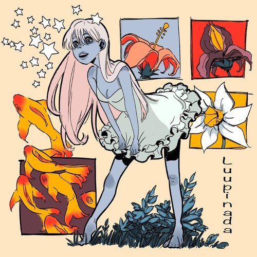 Glitzy cover art