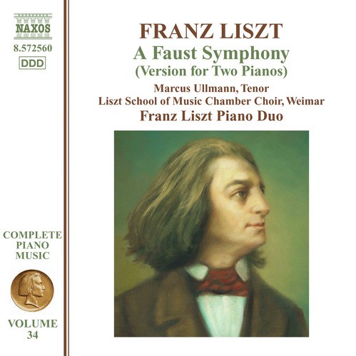Liszt Complete Piano Music, Vol. 34: A Faust Symphony (Version for 2 Pianos)