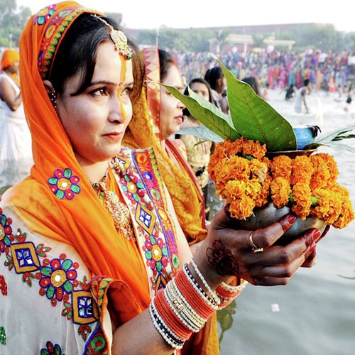 Chhath Maai Ke Ghat Par