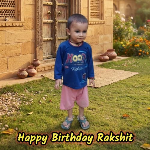 Happy Birthday Rakshit