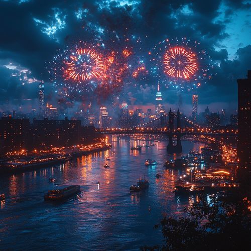 NYE on the Brooklyn Bridge